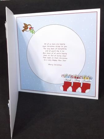8x8 Christmas Names Sarah, Tony & Freddie Insert by Suzi Cooper