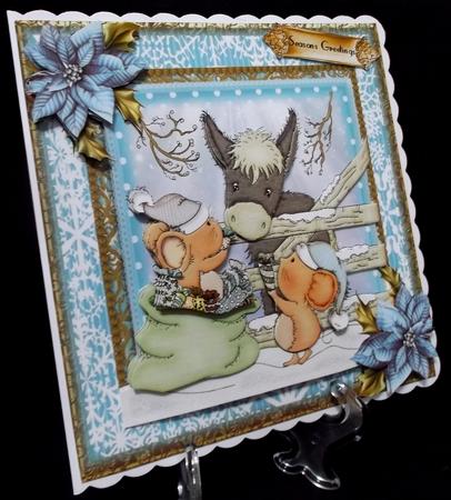 Special Christmas Friends Card Front Kit by Suzi Cooper