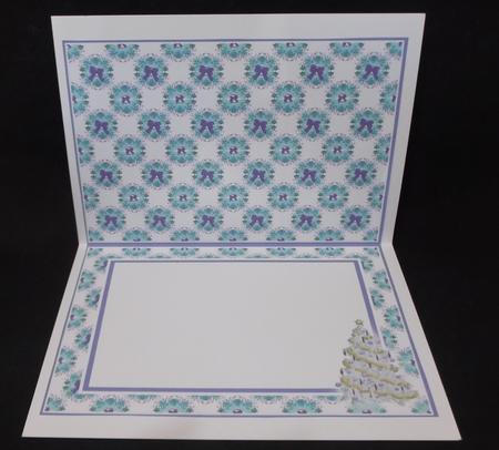 White Christmas Tree Insert by Suzi Cooper