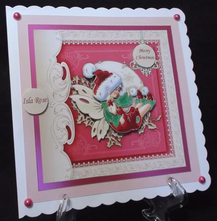 Christmas Fairy Topper & Decoupage by Suzi Cooper