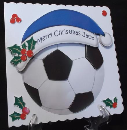 Football Crazy Christmas (blue) by Suzi Cooper