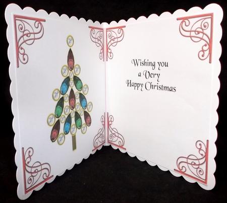Set of 6 Christmas Inserts 6 Inch Red 4 by Suzi Cooper