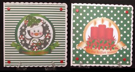 2 Christmas Toppers Set Two by Suzi Cooper