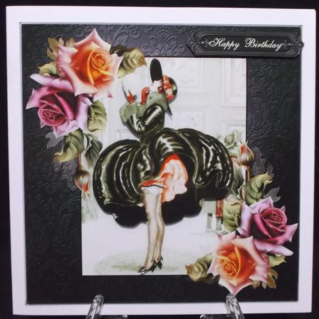 Art Gallery Viewing Topper with Decoupage by Suzi Cooper