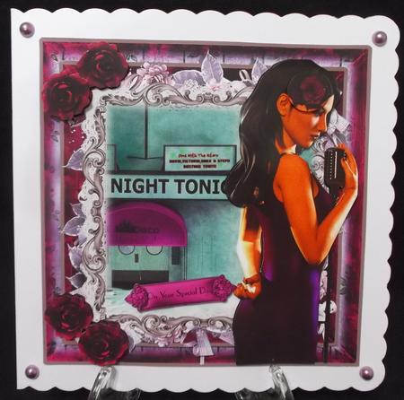 The Deco Club Singer Card Front Kit by Suzi Cooper