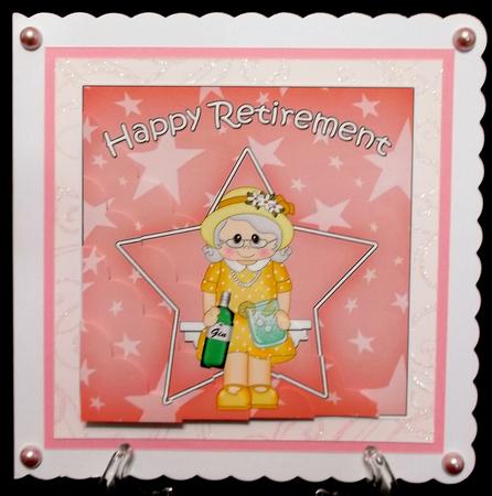g & T Retirement Scallop Corner Side Stacker by Suzi Cooper