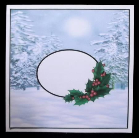 Christmas Holly Insert by Suzi Cooper