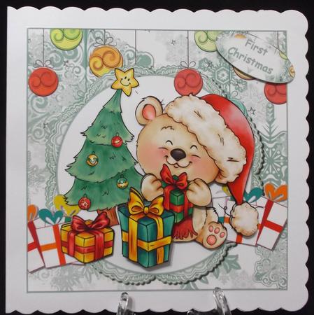 8x8 I Wonder What's in Here Baby's Christmas Mini Kit by Suzi Cooper