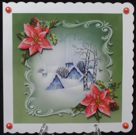Cristmas Vintage Cardfront by Suzi Cooper