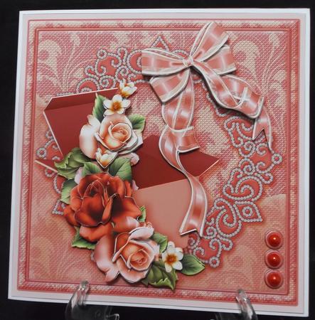 Roses in a Box 8in x 8in Decoupage Mini Kit by Suzi Cooper