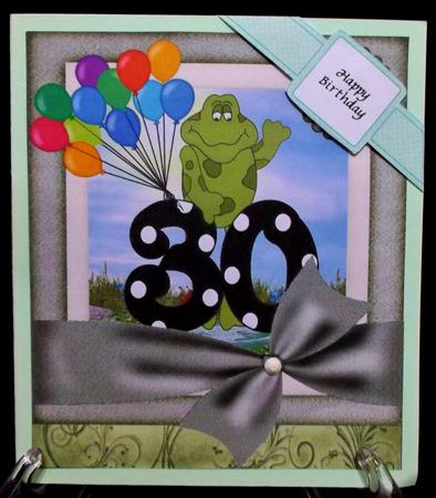 Ribbon Wrap with Happy Birthday 6 Inch by Suzi Cooper