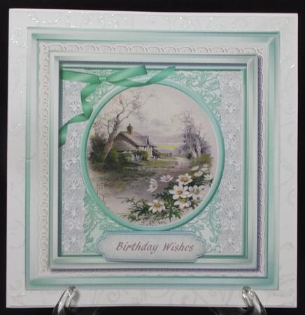 Beautiful Cottage Scene with Daisy's by Suzi Cooper