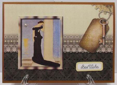 Art Deco Ladies Framed Toppers by Suzi Cooper