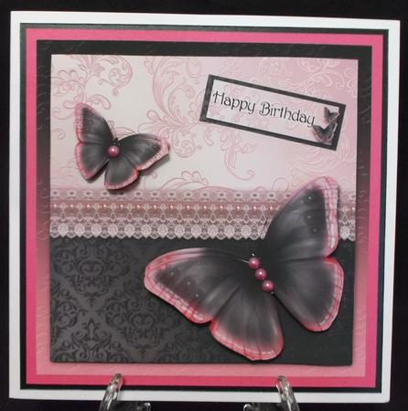 Black Flutter Wallpaper by Suzi Cooper