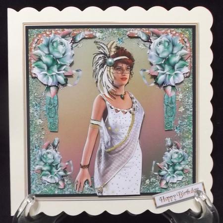 Stunning Flapper Lady No 12 Mini Kit by Suzi Cooper