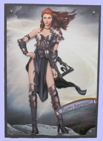 Gina Warrior Princess (purple) by Suzi Cooper