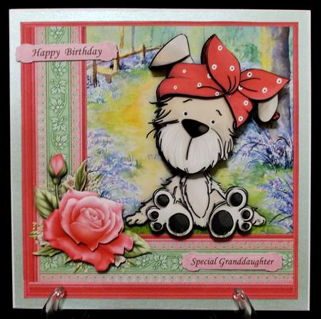 Polka Dot Bella 7.5 Decoupage Mini Kit by Suzi Cooper