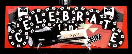 Celebrate in Style - Casino Card by Suzi Cooper