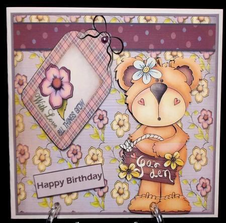 What is Growing in My Garden 7x7 Card by Suzi Cooper