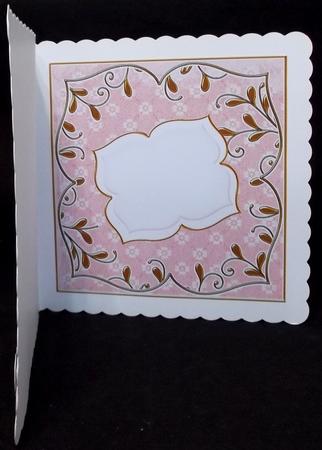Pink Daisy Fancy 8in Insert Panel by Suzi Cooper