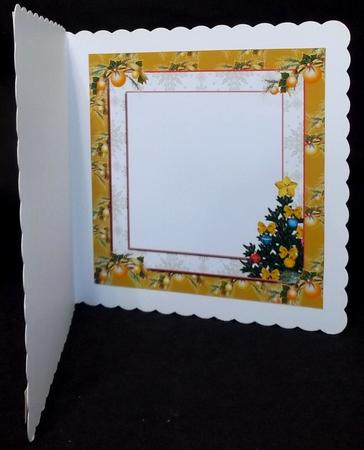 Snowy Christmas Window 8x8 Insert by Suzi Cooper