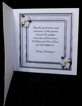 Lovely Silver Incert , with Verse  by Suzi Cooper