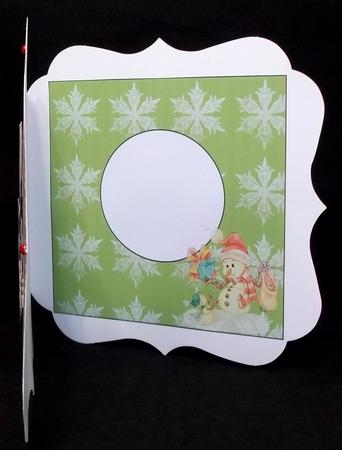 Shaped Snowman Insert by Suzi Cooper