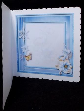8x8 Incert Blank , Festive Florals by Suzi Cooper