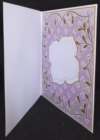 Purple Daisy Fancy 8in Insert Panel by Suzi Cooper