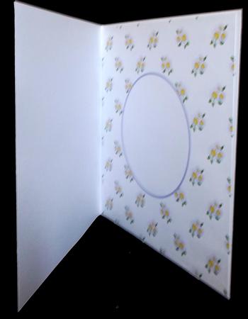 Easter Daisies Blue Insert 8x8 by Suzi Cooper