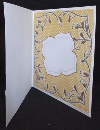 Borange Dotty Fancy 8in x 8in Square Insert Panel by Suzi Cooper