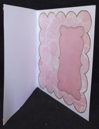 Pink Oriental Lotus Coloured 8in Scallop Insert Panel by Suzi Cooper