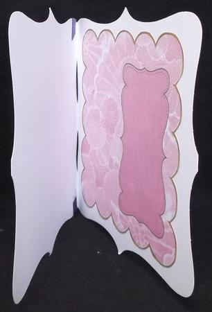 Cerise Oriental Lotus Coloured 8in Scallop Insert Panel by Suzi Cooper