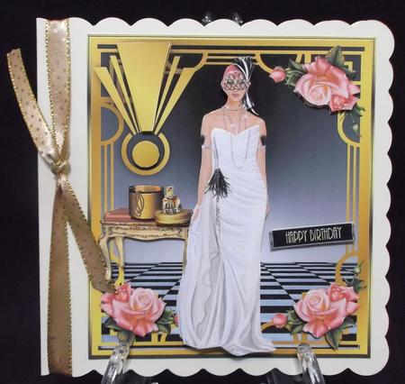 Stunning Flapper Lady No 24 Mini Kit by Suzi Cooper
