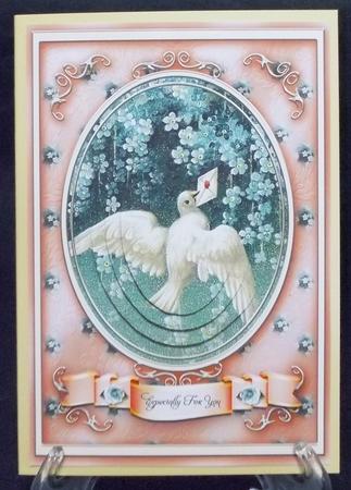 White Dove Pyramids Card by Suzi Cooper