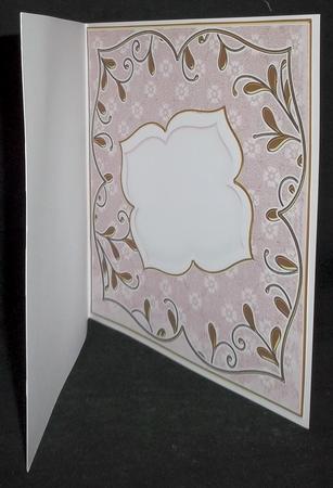 Dusky Pink Daisy Fancy 8in Insert Panel by Suzi Cooper