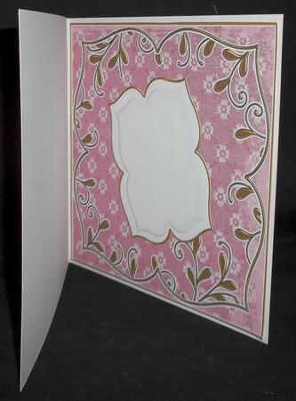 Cerise Daisy Fancy 8in Insert Panel by Suzi Cooper