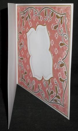 Dark Red Daisy Fancy 8in Insert Panel by Suzi Cooper