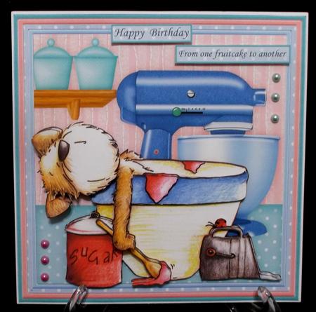 Away with the Mixer or Overdid the Brandy 8x8 Mini Kit by Suzi Cooper