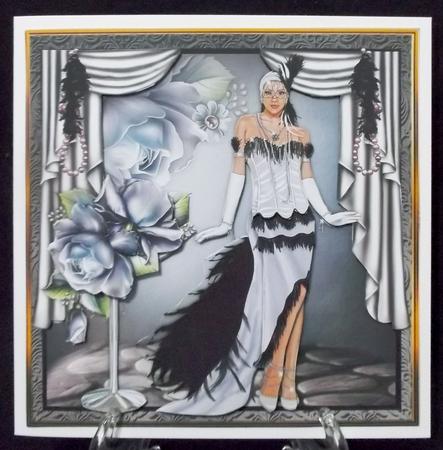 Stunning Flapper Lady No 22 Mini Kit by Suzi Cooper