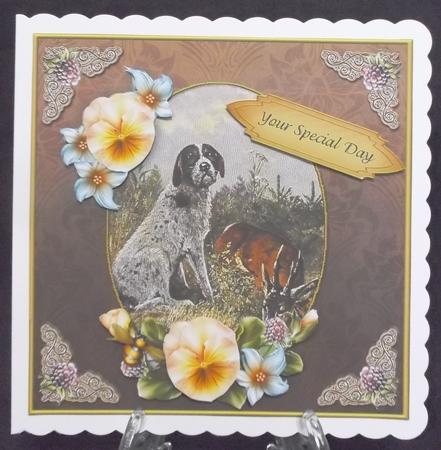 Vintage Dog Special Day 7x7 Cf by Suzi Cooper