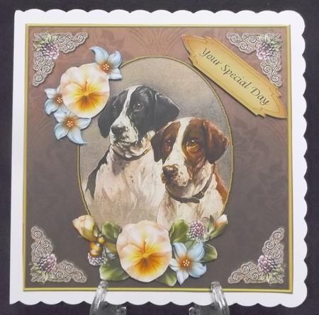 Vintage Dog Your Special Day 7x7 Cf by Suzi Cooper