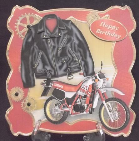 Biker - Shaped Card Mini Kit by Suzi Cooper