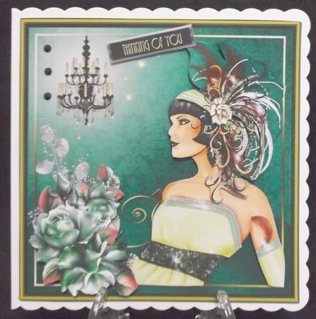 Stunning Flapper Lady No 30 Mini Kit by Suzi Cooper