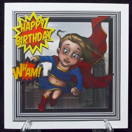 Wham! Wonder Birthday Girl, in the City 8x8 by Suzi Cooper