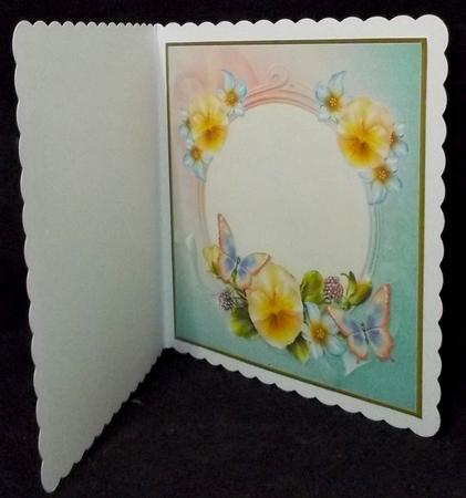 Vintage Pinky Green Hue 7x7 Insert by Suzi Cooper