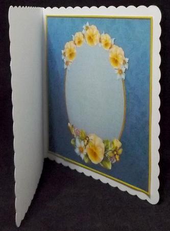 Vintage Floral 7x7 Purple Insert by Suzi Cooper