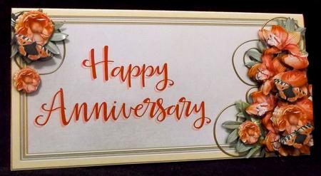 Flowers Anniversary Card by Suzi Cooper