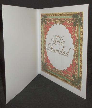 Feliz Navidad Large Fancy Christmas Insert 1 by Suzi Cooper