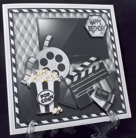 Movie Night 8in x 8in Decoupage Mini Kit by Suzi Cooper